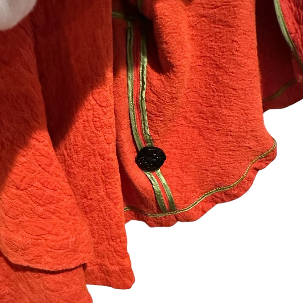 AN REN NY VINTAGE BOHO TEXTURED STRETCH BLAZER JACKET ORANGE Y2K
DRESS S - Picture 4 of 9